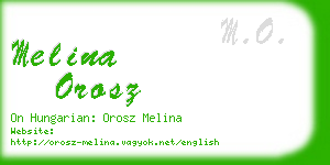 melina orosz business card